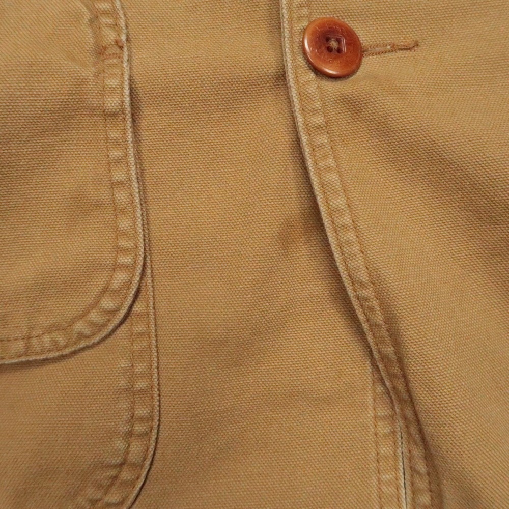 LL Bean Jacket Mens Extra Large Brown Corduroy Collar Lined Chore‎ Barn VTG XL - Picture 8 of 8